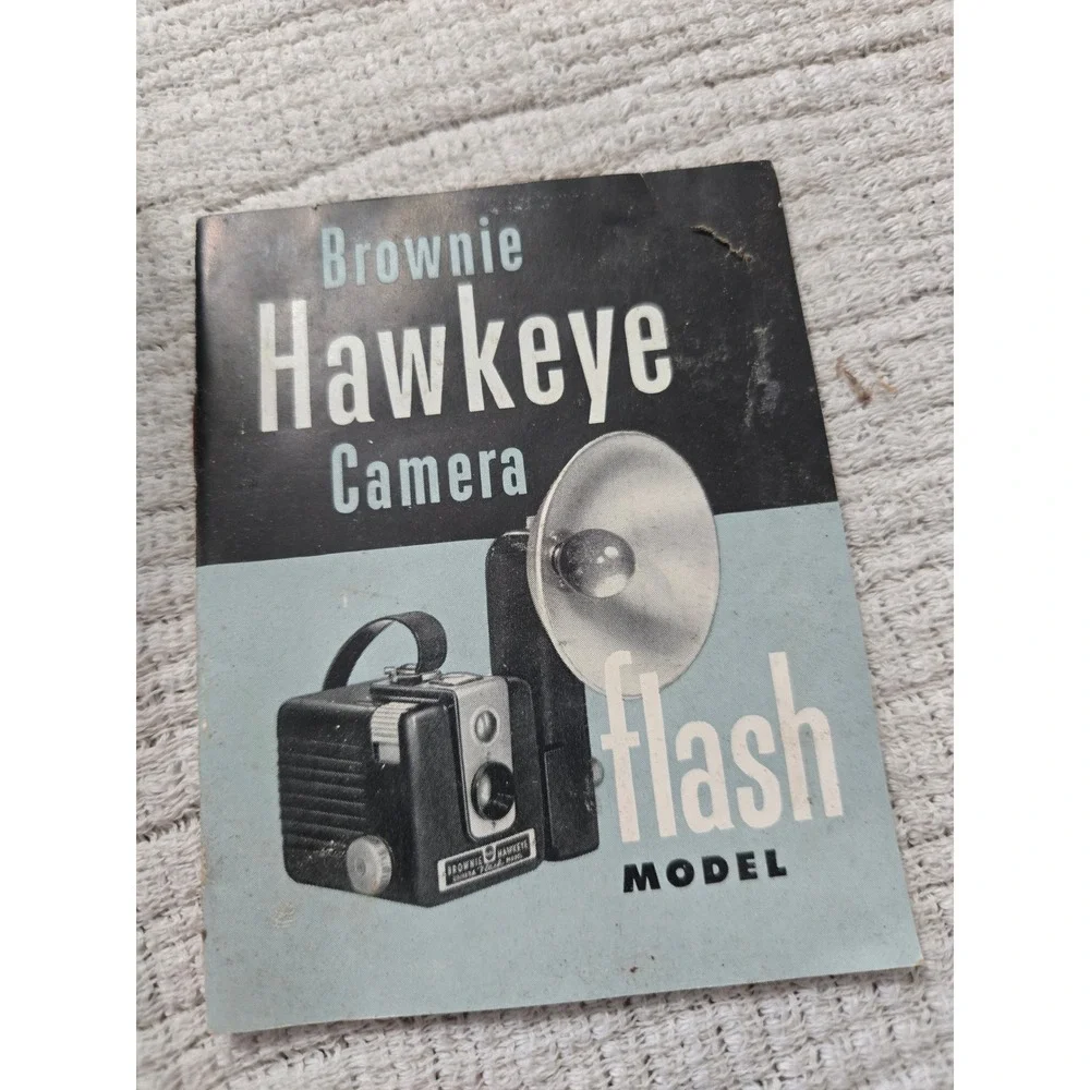 Vintage Brownie Hawkeye Camera Flash Model Eastman Kodak Company Collectible